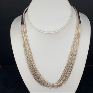 Sterling Silver Multi-Strand Necklace